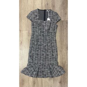 Grace Karin Black and White Cap Sleep Dress Medium New